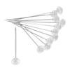 300Pcs Straight Shank Rhinestone Head Pins Clear Crystal Floral Wedding Pins  Boutonniere Making