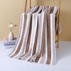 Мягкое Впитывающее Коралловое Флисовое Банное и Лицевое Полотенце - Не Оставляет Ворсинок, Полосатый Дизайн