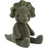 Jellycat Серия Динозавры Куклы-животные Алленби Плюшевая кукла Высота 35 см