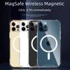 "Прозрачный магнитный чехол MagSafe для iPhone 12-16, анимация 13, 14 Pro и 15 акриловый"