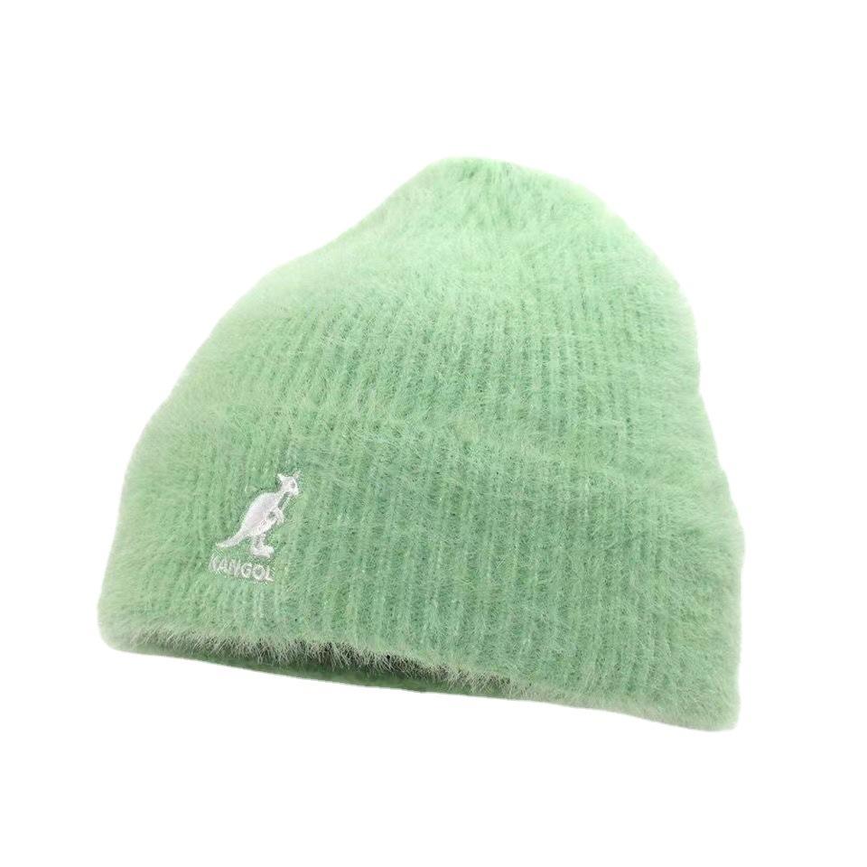 Beanie Hat for Men and Women, Winter Warm Fleece Lined Knit Cap, Windproof Mink Fur Cuffed Beanie for Cold Weather