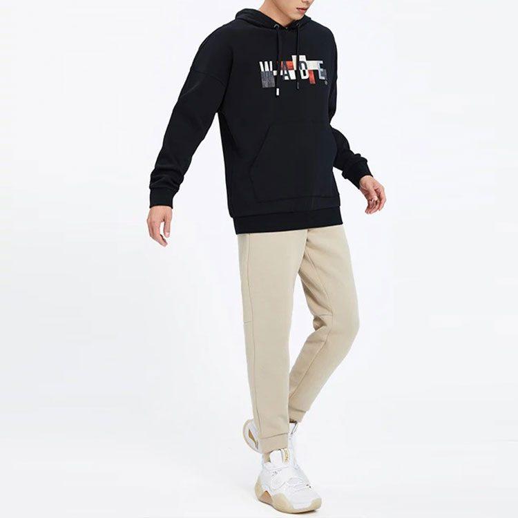 Свитшоты Li Ning Wade Collection Мужские Черные С Капюшоном Умеренный Обычный AWDS111-1