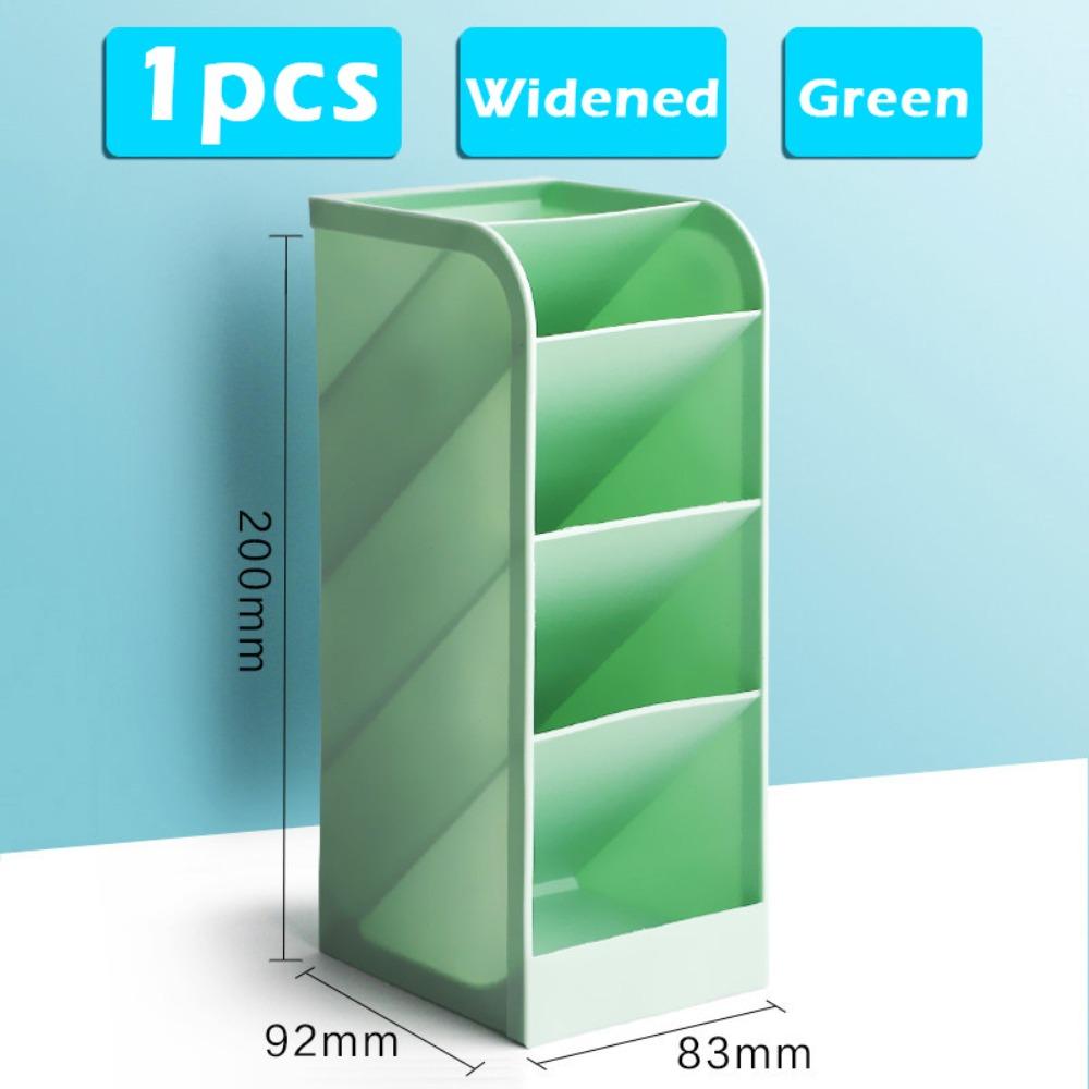 Plastic Pen Holder Large Capacity Stationery Display Stand Simple Pen Bucket Gift