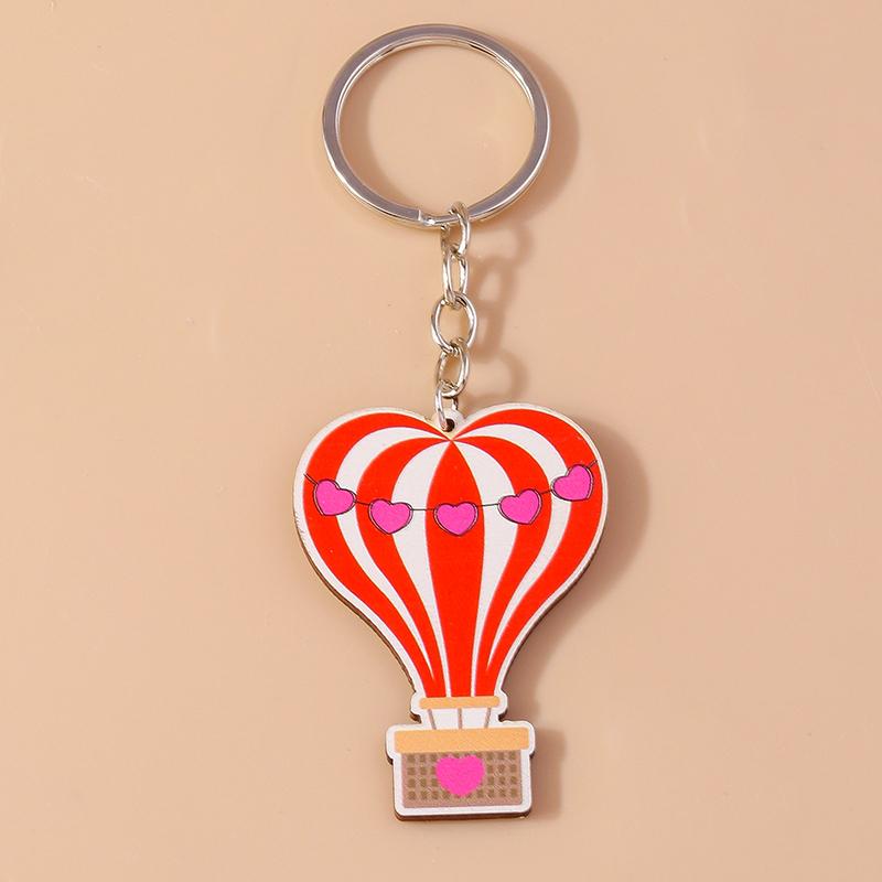 Sexy Wooden Lip Keychain Charms Key Ring Pendants for Car Key Holder Women Girls Handbag Decor Accessories DIY Jewelry Gifts