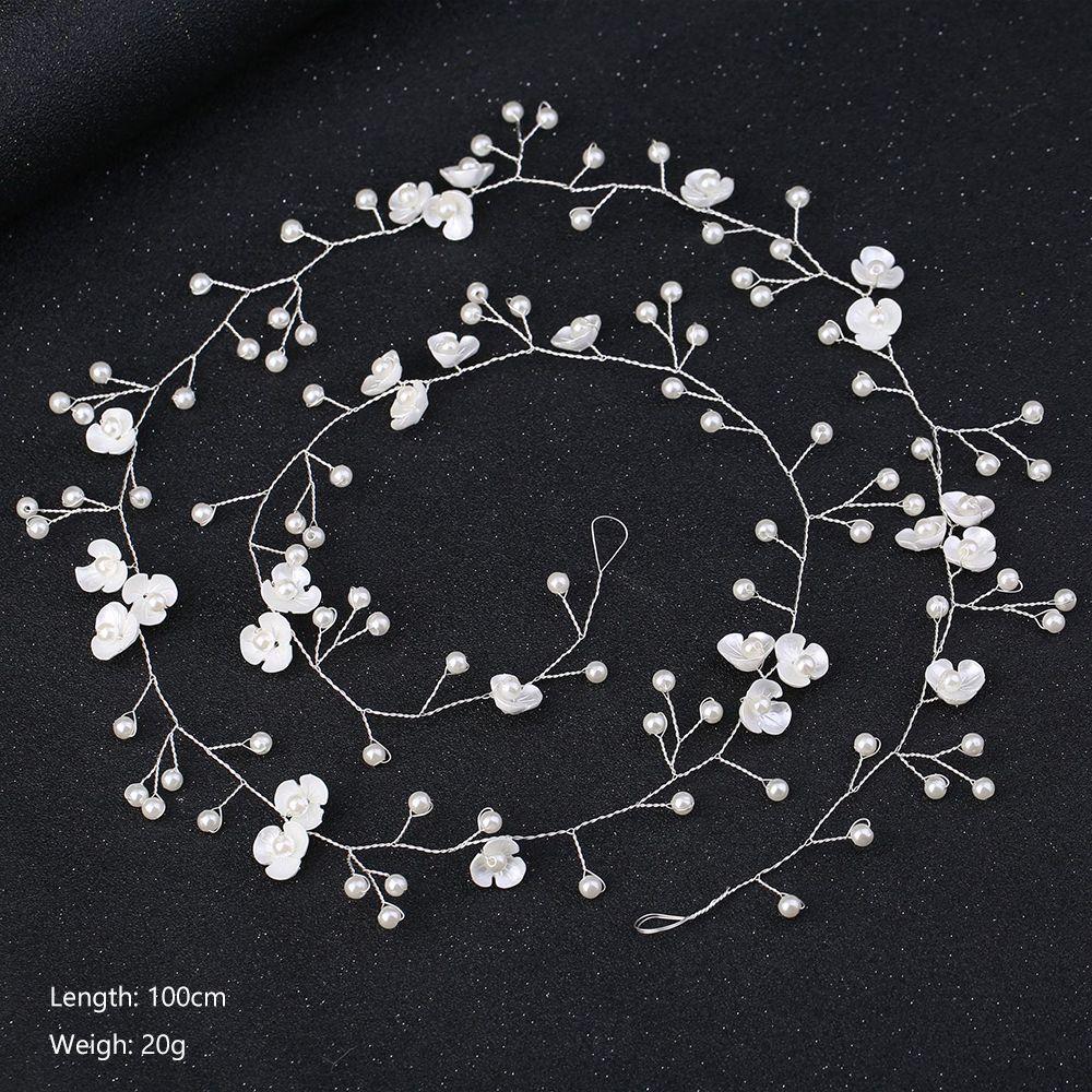 Ornaments Hair Jewelry Wedding Hair Accessories Pearl Leaf Bridal Hair Vine Bride Crystal Headband