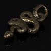 1Pc Brass Snake Key Ring Boa Key Chain Outdoor Small Accessories Car Hanging
