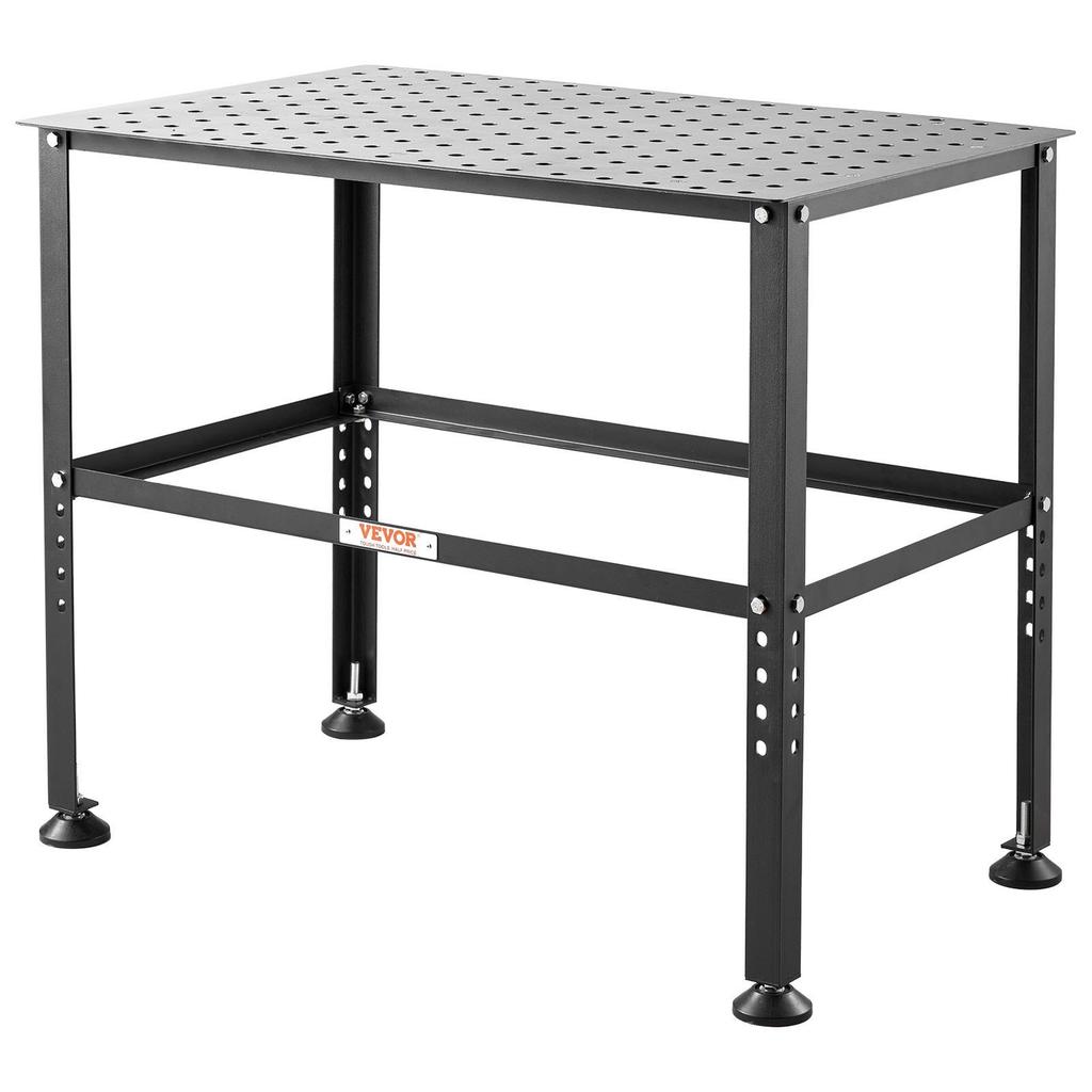 Welding Table 36" x 24" 800LBS Welding Workbench Table with Fixture Holes