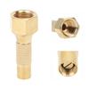 Накидные воздушные патроны Портативный латунный клапан для накачивания шин 1/4 дюйма NPT внутренняя резьба для автомобиля, велосипеда, мотоцикла
