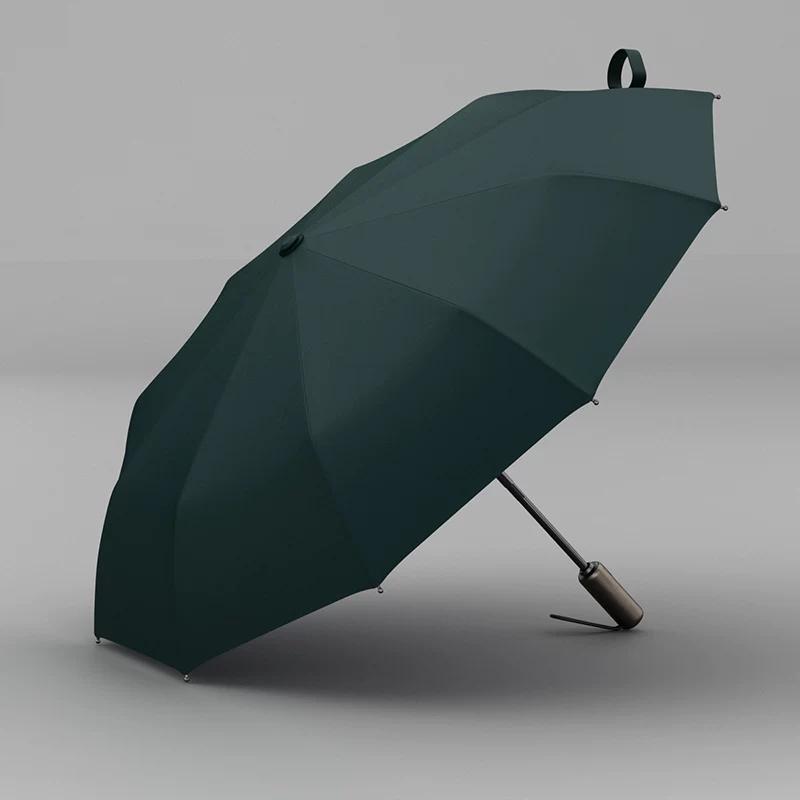 Olycat Men's Business Umbrella, Thickened Umbrella Surface, Fully Automatic, 70% off Folding Ten-Rib Windproof Umbrella, Chinese Style Windproof