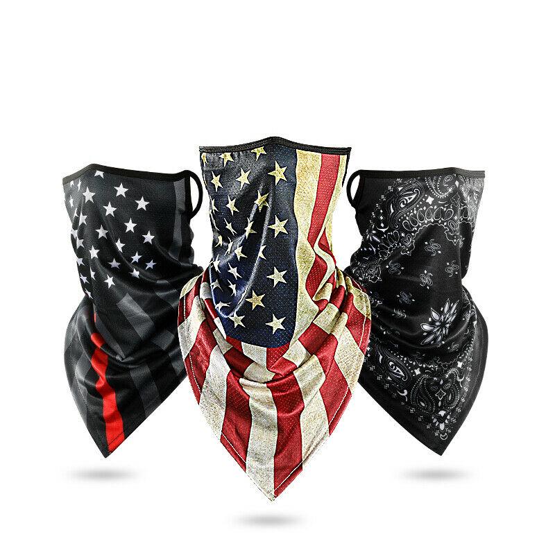 Ветрозащитная бафф - маска велосипедная,лыжная с принтом