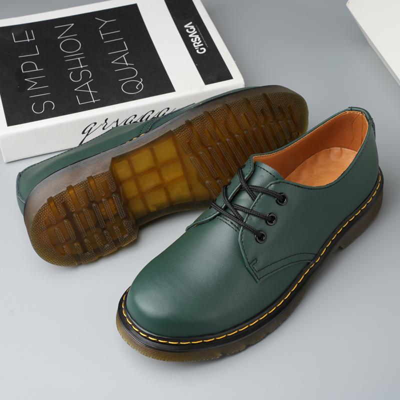 Fashion High-quality Thick Bottom Men Shoes Outdoor Beef Tendon Outsole Genuine Leather Work Shoe Casual Large Size Lace Up Oxford Shoes