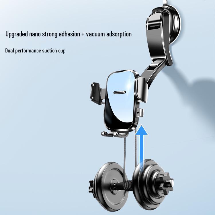 2025 Новая модель держателя для телефона в автомобиль, Присоска на приборную панель, Многофункциональная навигация, Фиксированная конструкция для центральной консоли