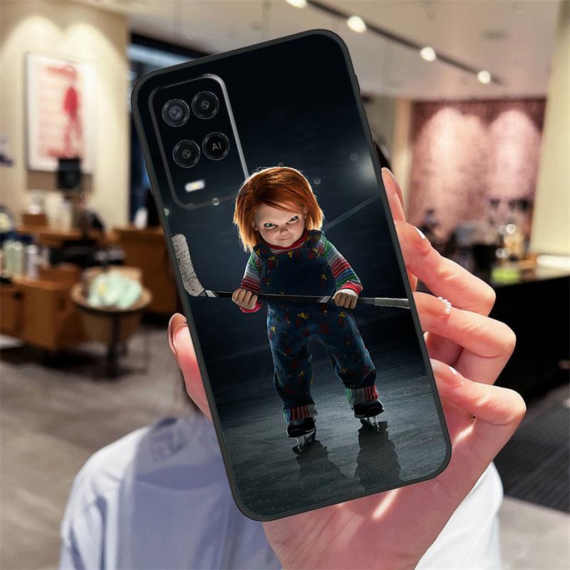 Страшная кукла Чакки Чехол для фильма ужасов для OPPO Find X5 Pro X3 Lite A15 A16 A52 A72 A5 A9 A31 A53 A83 A93 A94 A74 A54