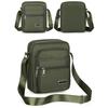 Four Zipper Men's Nylon Cloth Crossbody Bag Shoulder Bag Outdoor Leisure Bag