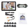 10.1-дюймовый TFT HD DVD-плеер для подголовника автомобиля, портативный цифровой монитор-подушка с клипсой