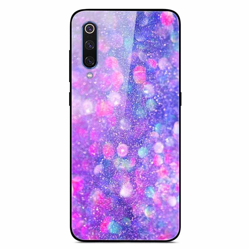 Чехлы для Xiaomi Mi A3 Роскошные Чехлы для Телефона из Закаленного Стекла Космические для Xiaomi MI 9 Lite Чехол 9lite MiA3 Жесткий Защитный Задний Корпус