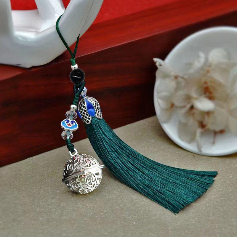 1 шт. брелок модные товары для рукоделия новые подвесные украшения диффузор дворцовый колокольчик кисточки металлический медальон кулон