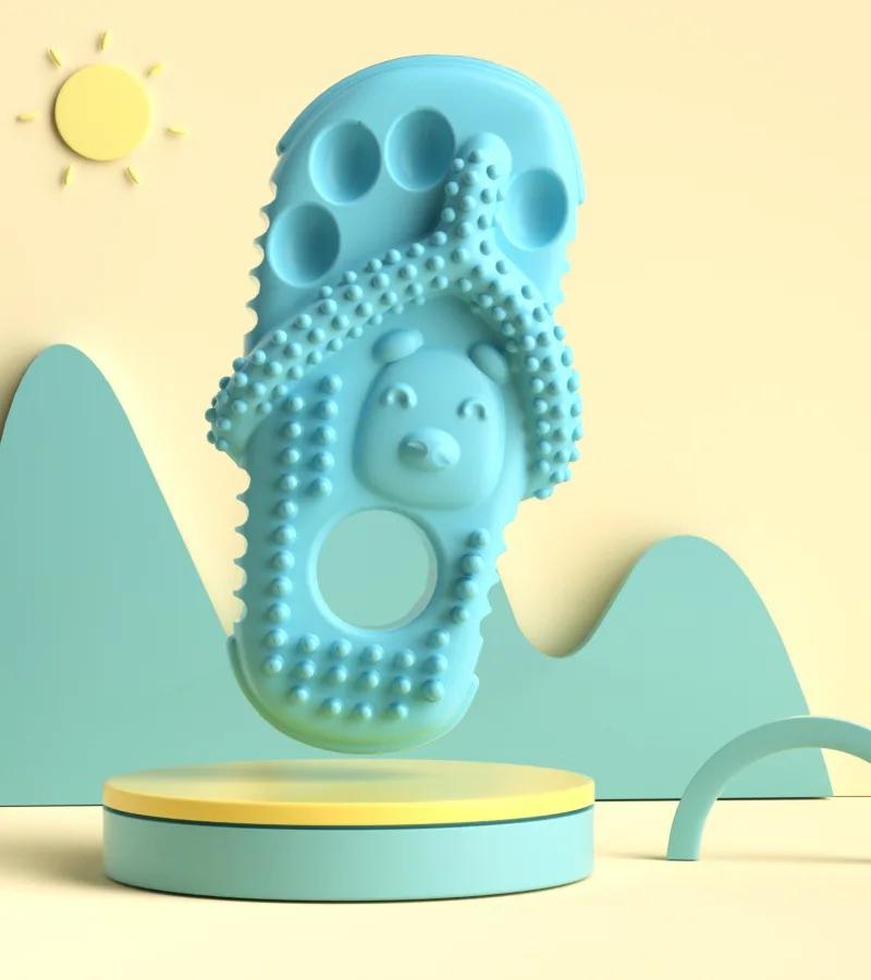 Игрушки для шлифования зубов для собак, домашние животные, кошки, выступающие точки, шлифовка, чистка зубов, тапочки, игрушки, материал TPR, зажим для еды, товары для домашних животных