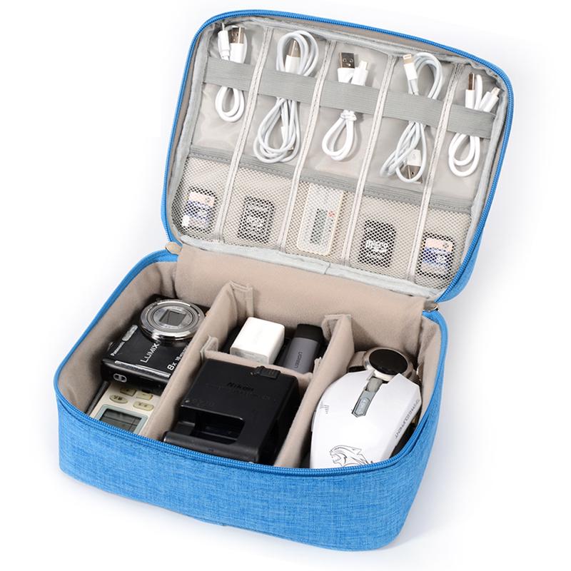 1 шт. Проводная сумка для хранения, зарядное устройство, электронный блокнот, дорожная сумка для цифровых гаджетов, жесткий диск, косметический набор