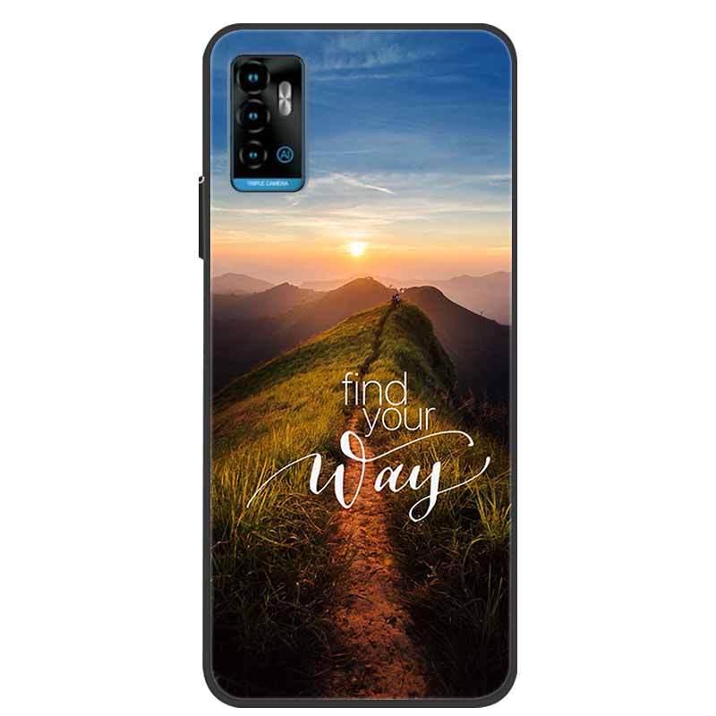 Для ZTE Blade A71 Чехол Силиконовая Задняя Крышка Чехол для Телефона Для ZTE Blade A71 Мягкие Чехлы для ZTE BladeA71 A 71 2021 Защитный Бампер