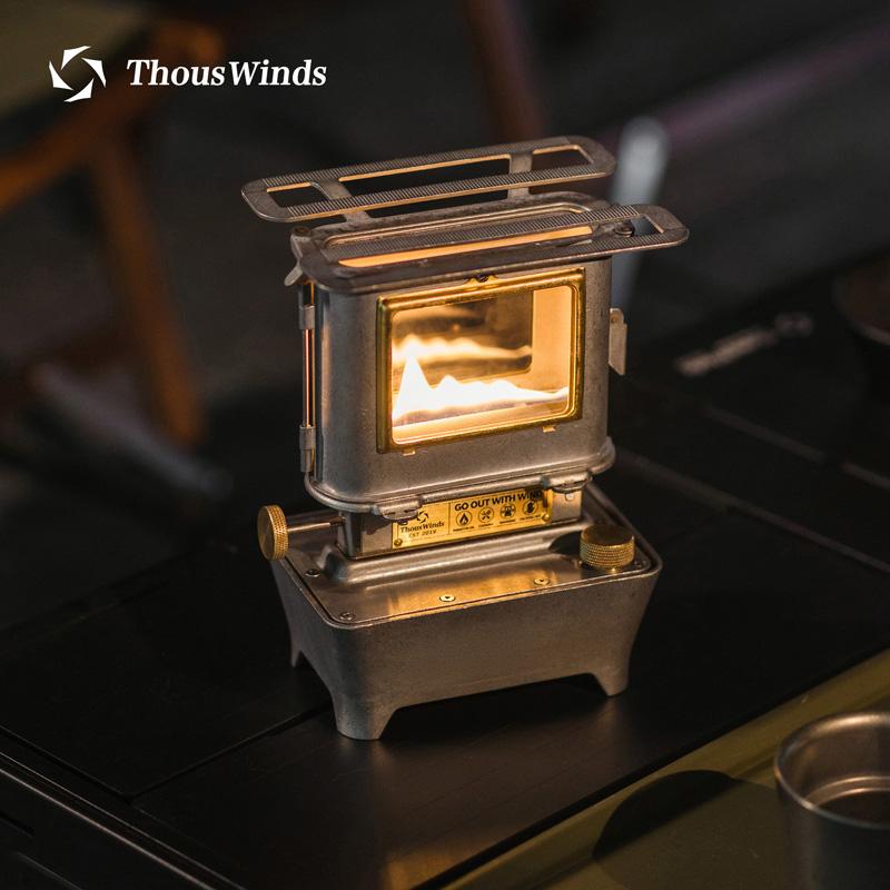 Thous Winds Масляная лампа-печка Firedance Портативная уличная ретро-фонарь для кемпинга Световые индикаторы Эмоции Горелка-печка Туристические принадлежности