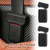 AAFO1 Car Seat Belt Anti Scratch Protector Case Seatbelt Buckle Cover Silicone Accessories For Skoda octavia a5 a4 mk1 2 fabia superb