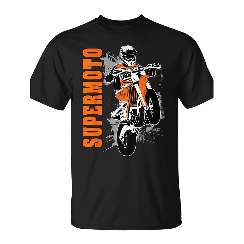 Supermoto Supermotard Enduro Motocross T-Shirt - Perfect Gift