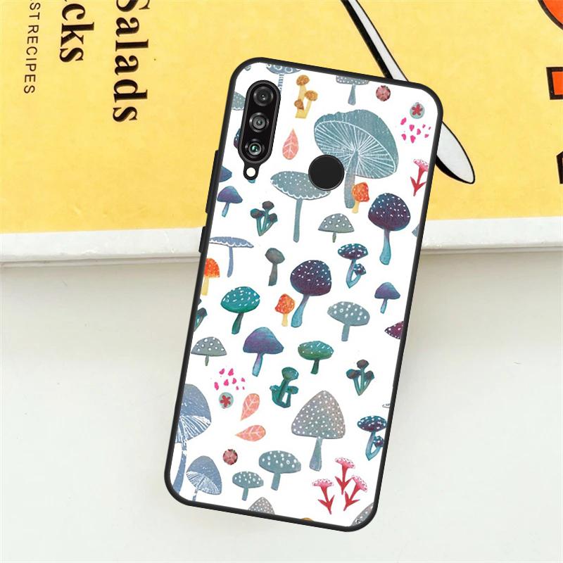 Чехол Дикий лесной гриб для Huawei Nova 12i 7i 8i 11i Y73 Y72 Y61 Y91 Y90 Y70 Y60 9 10 SE 11 Pro P30 P40 Lite