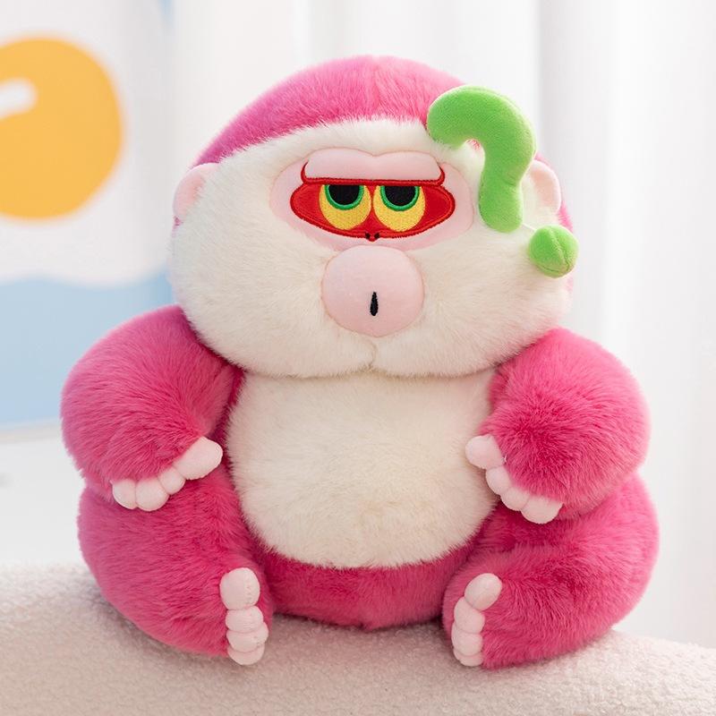 Sit Dudu Sitting Posture Houhou Hugs Milk Tea Ugly Cute Monkey Cute Doll Gives Friends Gift