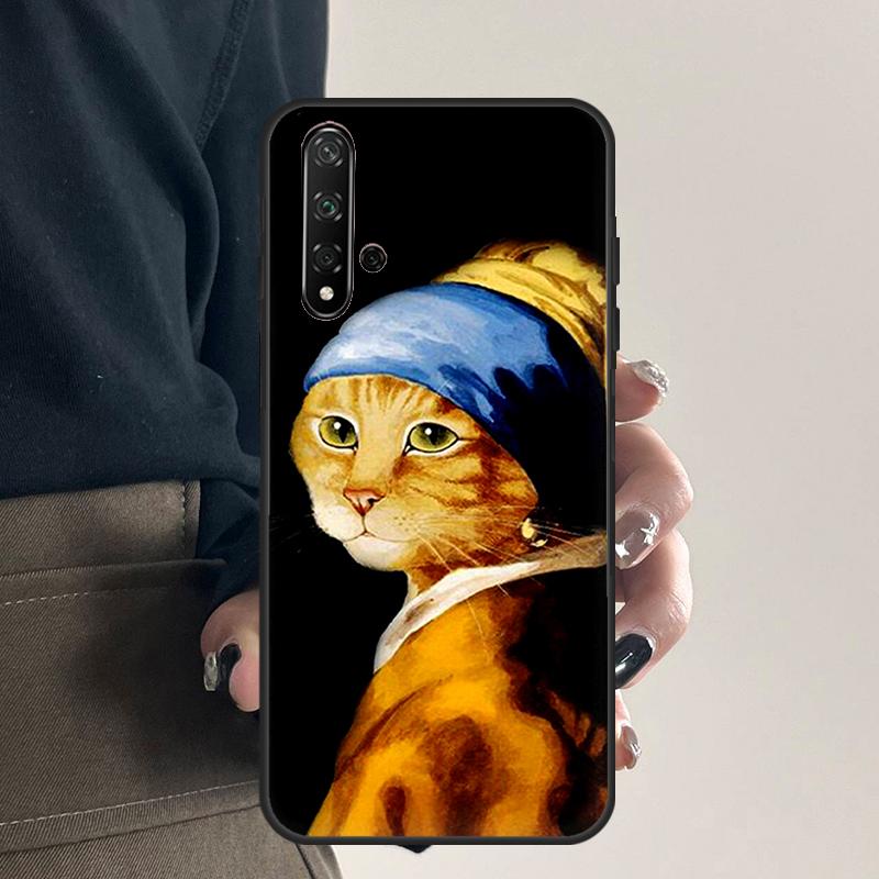 Renaissance Cats Rich Art For Huawei Nova 12s 12i 11i 7i 8i 9 10 SE Y91 Y90 Y60 Y70 Y72 Y61 P60 Pro P30 P40 Lite Case