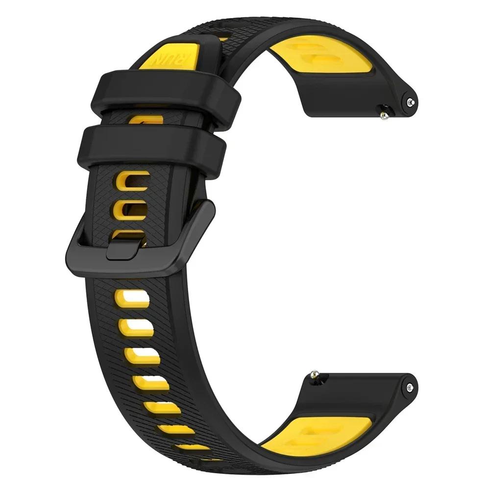 Классический 22 20 мм силиконовый ремешок для HUAWEI WATCH GT 4 Pro Band 46 мм GT 3 2 42 мм HONOR Magic Watch 4 GS 3 Pro ES браслет сменный ремень
