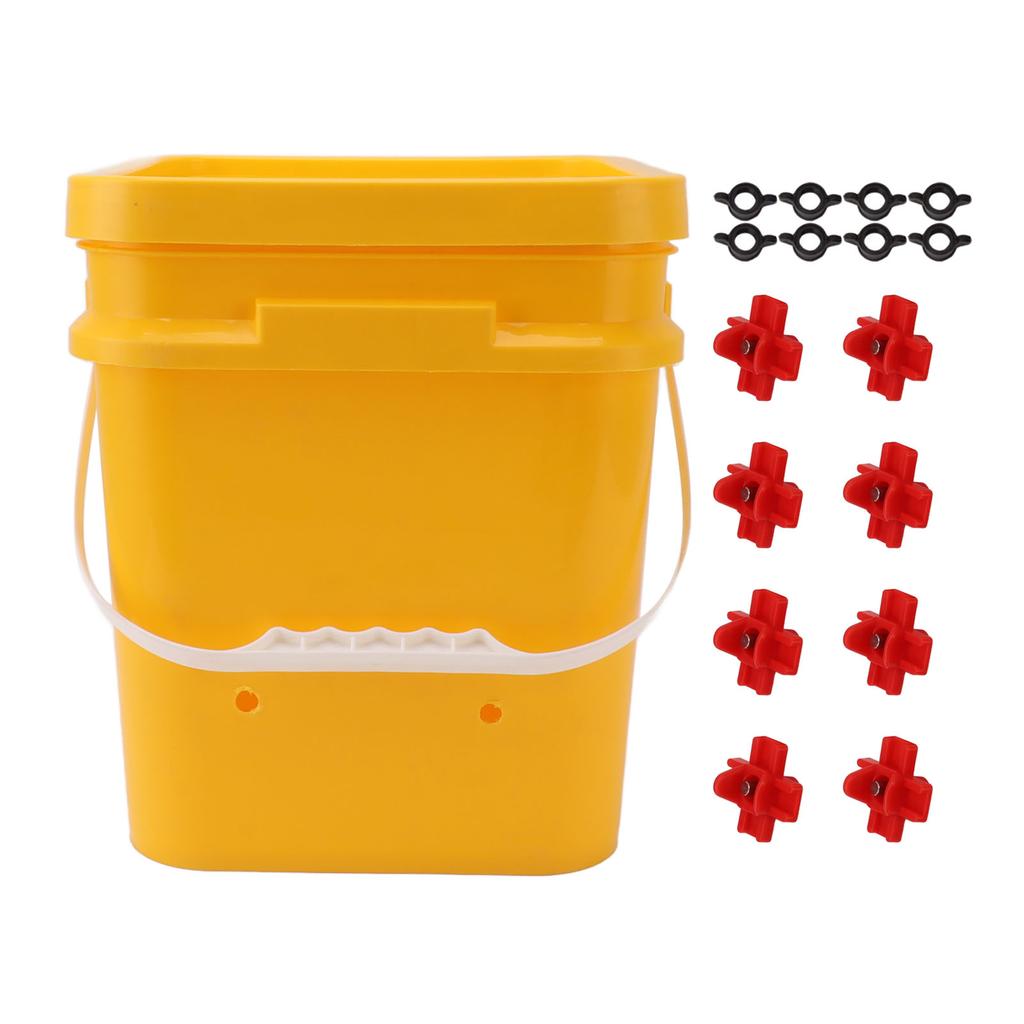 Автоматическая поилка для кур с ручным бочонком на 12 л, оборудование для поения домашней птицы, гусей и уток