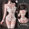 Erotic underwear pure desire onesie female sexy lace in stock pajamas open crotch perspective uniform suit