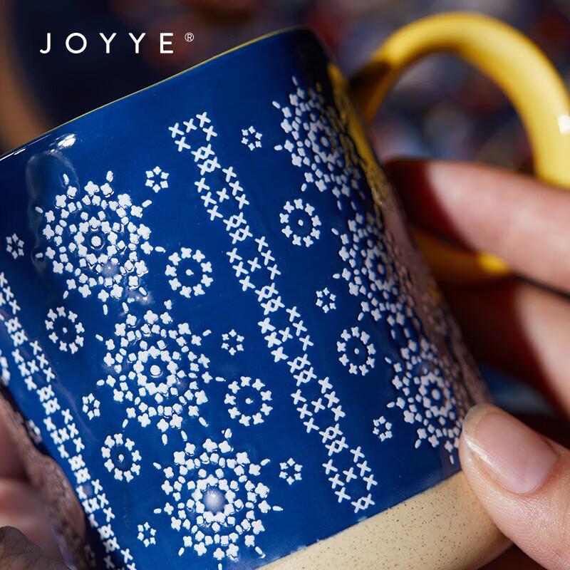 Керамическая кружка JOYYE с вышивкой и ложкой