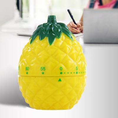 Кухонный таймер в форме ананаса с механическим вращением и ручным таймером обратного отсчета. Кухонные принадлежности.