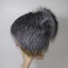 Real Fox Fur Hats Winter Women Luxury Good Quality 100% Natural Fox Fur Hat Slullies Female Fashion Warm Knitted Fox Fur Caps