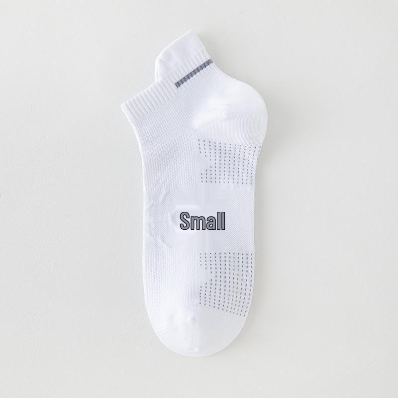 Мужские летние носки для бега из чистого хлопка, устойчивые к запаху - Впитывающие пот, средней длины до середины икры, легкие спортивные носки
