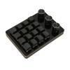 Programmable Keypad 16 Keys 3 Knobs Blue Switch Mechanical Hot Swappable Mini Keypad for Gaming Office Media