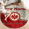 Eintracht Frankfurt Custom Name Round Area Rug,Carpet Rug for Living Room Bedroom Sofa Playroom Decor,Non-slip Floor Mat