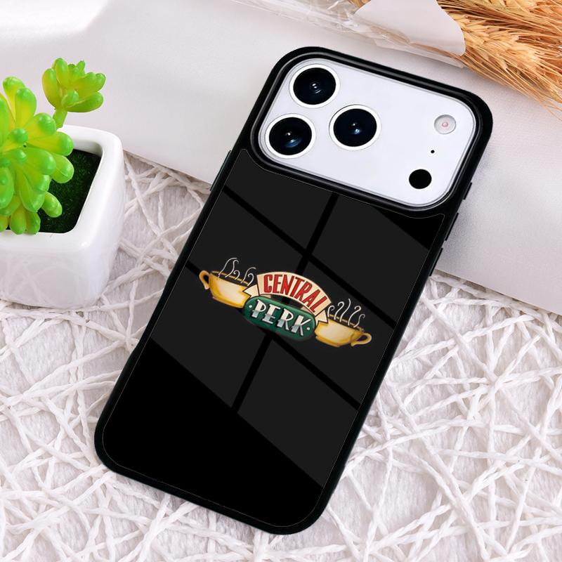 Central Perk Coffee Friends TV Phone Case for iPhone 17 Air 16 15 11 12 14 13 Pro Max Shockproof Cover