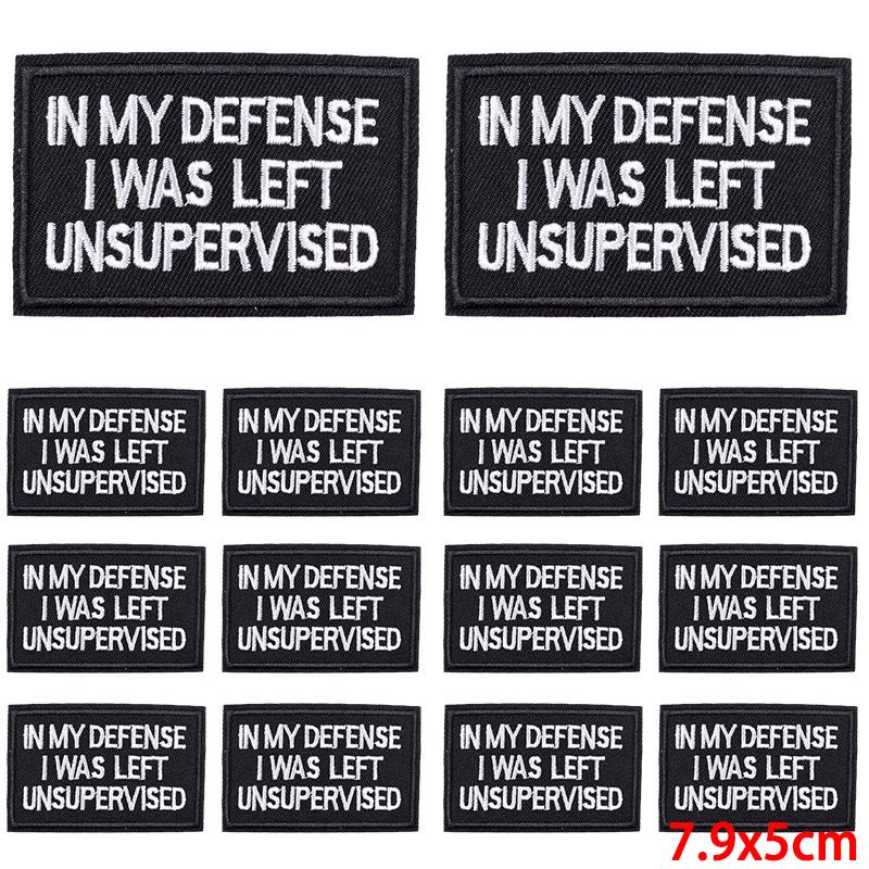 10Pcs/Lot Patch With Letters Iron On Patches For Clothing Thermoadhesive Patches On Clothes Slogan Proverb Patch For Clothes Sew