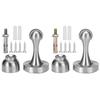 2 Set Stainless Steel Strong Magnetic Door Stop Floor Wall Suction Door Stopper Hardware