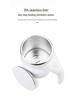 304 Stainless Steel Automatic Stirring Mug with Magnetic Rotation