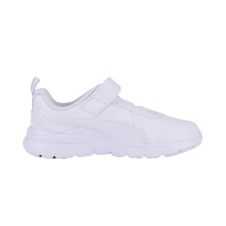 Puma Flex Essential Velcro Sports Durable Shock Absorption Low Top Kids Running Shoes Kids Running Shoes White 190679-10