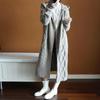 Women's 2025 Autumn/Winter Hooded Knit Cardigan Long-Sleeve Plus-Size Coat
