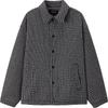 Semir Men's Plaid Chenille Denim Winter Padded Coach Jacket