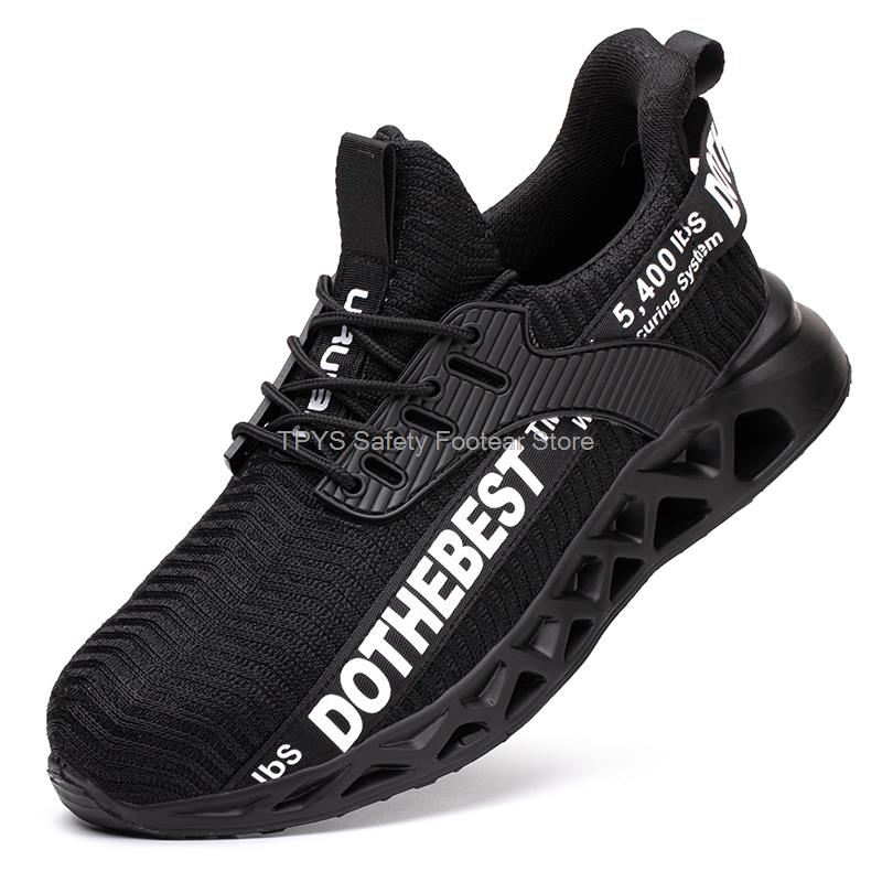Защитная обувь с защитой от проколов и стальным подноском, рабочая обувь для мужчин и женщин, легкие защитные рабочие ботинки, дышащая спортивная защитная обувь, унисекс