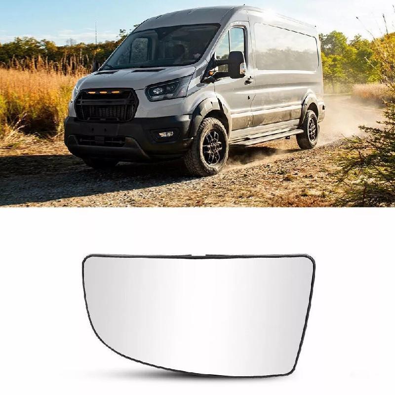 Стеклянное полотно зеркала заднего вида из АБС-пластика на замену для Ford Transit Mk8 V363 С подогревом
