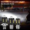 1PC H4 LED Headlight for Motorcycle H6 BA20D Bulbs White Yellow Hi Low Beam Projector Lens Fog Lamp Scooter Motorbike Headlamp