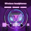 Wireless TWS Gaming Headset with LED Lighting Effects Active Noise Cancellation, Digital Display and Stereo Sound - Great for Gaming, Calls and Music